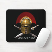 Molon Labe Mausunterlage Mousepad (Mit Mouse)