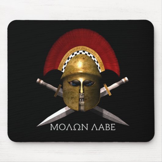 Molon Labe Mausunterlage Mousepad (Vorne)