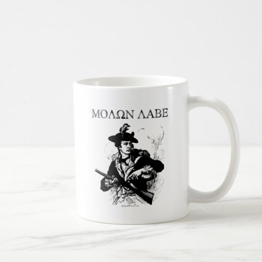 Molon Labe Minuteman Kaffeetasse (Rechts)