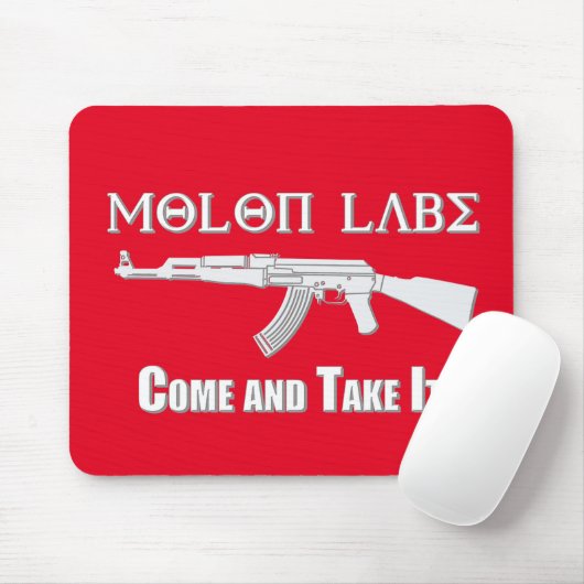 Molon Labe Mousepad (Mit Mouse)