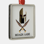 MOLON LABE ORNAMENT AUS METALL (Rechts)