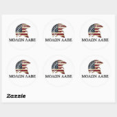 MOLON LABE RUNDER AUFKLEBER (Blatt)