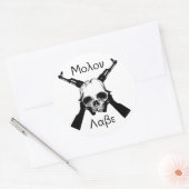 Molon Labe Runder Aufkleber (Umschlag)