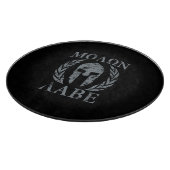 Molon Labe Schmutz-spartanische Maske Schneidebrett (Ecke)