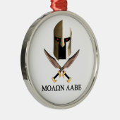MOLON LABE SILBERNES ORNAMENT (Rechts)