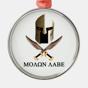 MOLON LABE SILBERNES ORNAMENT