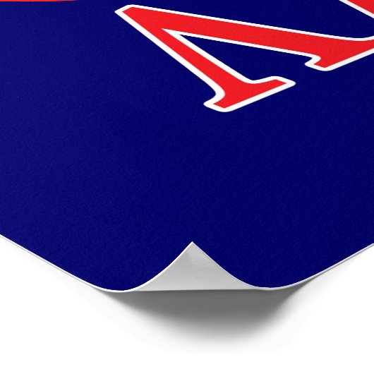 Molon Labe Spartan Armor Laurels Navy Blue Poster (Ecke)