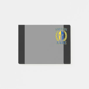 Molon Labe Spartan Armor Laurels Yellow Blue Decor Post-it Klebezettel