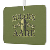 Molon Labe Spartan Helmet 5 Sterne Autolufterfrischer (Links)