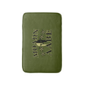 Molon Labe Spartan Helmet 5 Sterne Badematte (Vorderseite Vertikal)