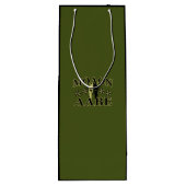 Molon Labe Spartan Helmet 5 Sterne Geschenktüte Für Weinflaschen (Rückseite)