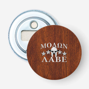 Molon Labe Spartan Helmet 5 Sterne Mahogany Style Flaschenöffner