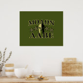 Molon Labe Spartan Helmet 5 Sterne Poster (Küche)