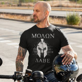 Molon Labe Spartan Helmet Komm und nimm sie 2A T-Shirt