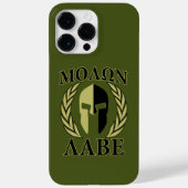 Molon Labe Spartan Helmet Laurels Case-Mate iPhone Hülle (Rückseite)
