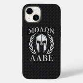 Molon Labe Spartan Helmet Laurels Case-Mate iPhone Hülle (Rückseite)