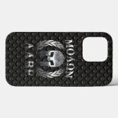 Molon Labe Spartan Helmet Laurels Case-Mate iPhone Hülle (Rückseite (Horizontal))