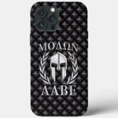 Molon Labe Spartan Helmet Laurels Case-Mate iPhone Hülle (Rückseite)