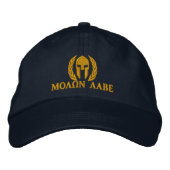 Molon Labe Spartan Helmet Laurels Embroidery Bestickte Kappe (Vorderseite)