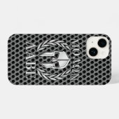 Molon Labe Spartan Helmet Laurels iPhone Hülle (Rückseite (Horizontal))