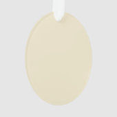 Molon Labe Spartan Helmet Laurels Warm Beige Ornament (Rückseite)