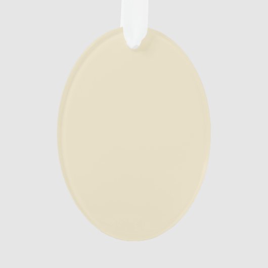 Molon Labe Spartan Helmet Laurels Warm Beige Ornament (Rückseite)