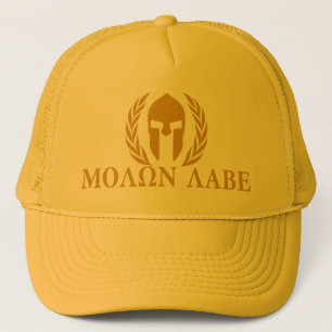 Molon Labe Spartan Helmet Truckerkappe