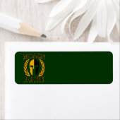 Molon Labe Spartan Laurels Forest Green Decor (Insitu)