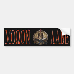 Molon Labe Spartan M-4 Autoaufkleber