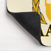 Molon Labe Spartan Mask Laurels Beige Dekoration Mousepad (Ecke)