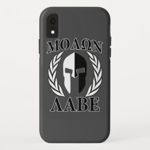 Molon Labe Spartan Mask Laurels Black & White Case-Mate iPhone Hülle