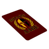 Molon Labe Spartan Mask Laurels Burgundy Magnet (Rechte Seite)