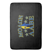 Molon Labe Spartan Warrior 5 Sterne Yellow Blue Badematte (Vorderseite Vertikal)