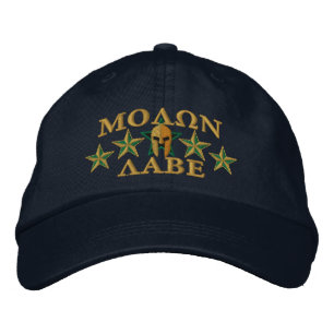 Molon Labe Spartan Warrior Five Stars Bestickte Kappe