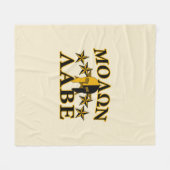 Molon Labe Spartan Warrior Helmet 5 Sterne Golden Fleecedecke (Vorderseite (Horizontal))