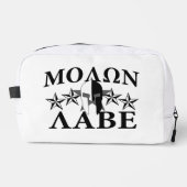 Molon Labe Spartan Warrior Helmet 5 Sterne Waschbeutel (Vorderseite)
