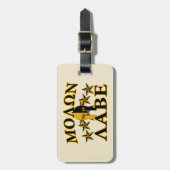 Molon Labe Spartan Warrior Helmet Goldenes Dekor Gepäckanhänger (Vorderseite vertikal)