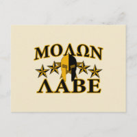Molon Labe Spartan Warrior Helmet Goldenes Dekor