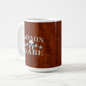 Molon Labe Spartan Warrior Helmet Mahogany Kaffeetasse (Vorderseite Links)