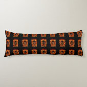 Molon Labe Spartan Warrior in Flammen Seitenschläferkissen (Vorderseite)