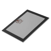 Molon Labe Spartan Warrior Iron Laurels Mask Notizblock (angewinkelt)