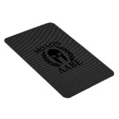 Molon Labe Spartan Warrior Laurels Carbon Decor Magnet (Rechte Seite)