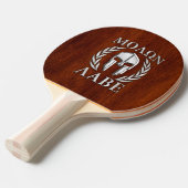 Molon Labe Spartan Warrior Laurels Chro Wood Print Tischtennis Schläger (Vorderseite)