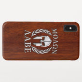 Molon Labe Spartan Warrior Laurels Chrome Style Case-Mate iPhone Hülle (Rückseite (Horizontal))