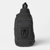 Molon Labe Spartan Warrior Laurels Crossbody Bag (Vorderseite)