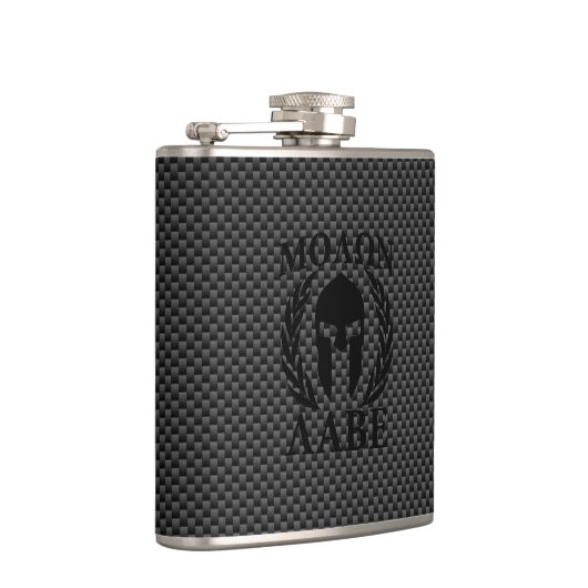 Molon Labe Spartan Warrior Laurels Flachmann (Rechts)