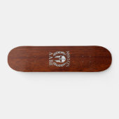 Molon Labe Spartan Warrior Laurels Holzdekor Skateboard (Horizontal)