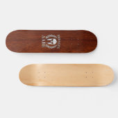 Molon Labe Spartan Warrior Laurels Holzdekor Skateboard (Horizontal)