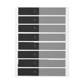 Molon Labe Spartan Warrior Maske Laurels Eisen Rundum-Adressaufkleber (Bogen)