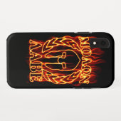 Molon Labe Spartan Warrior on Fire Case-Mate iPhone Hülle (Rückseite (Horizontal))